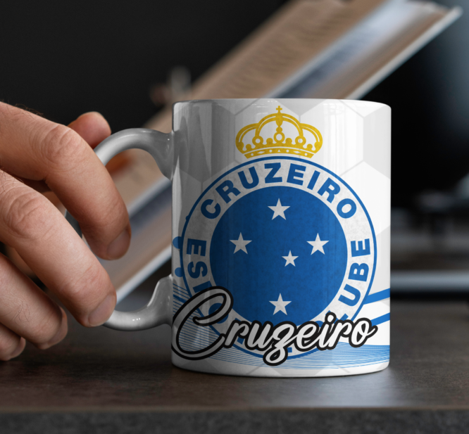 Caneca Times De Futebol cruzeiro