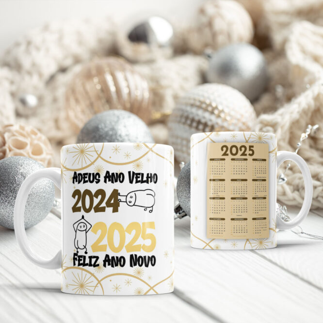 Caneca personalizada calendario