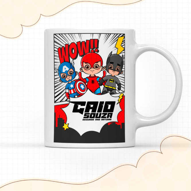 Caneca personalizada Herois