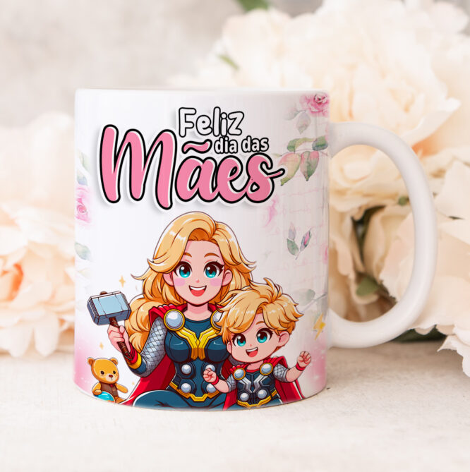 Caneca Maes de Herois