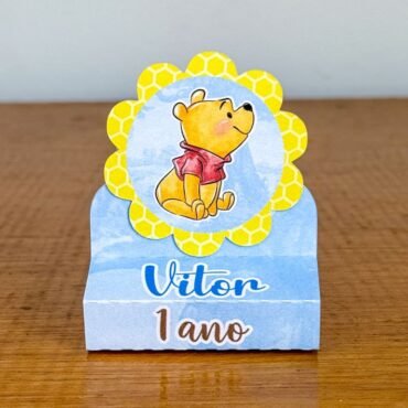 Porta-Bis Duplo Personalizado Ursinho Pooh