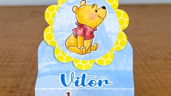 Porta-Bis Duplo Personalizado Ursinho Pooh
