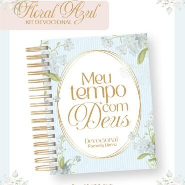devocional floral azul