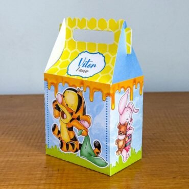 caixa maletinha ursinho pooh