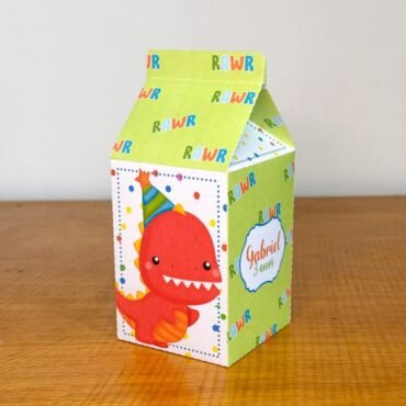 caixa milk dinossauro