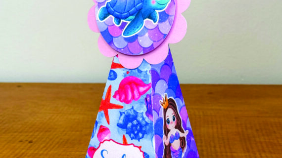 Caixa Pirâmide Sereia Personalizada