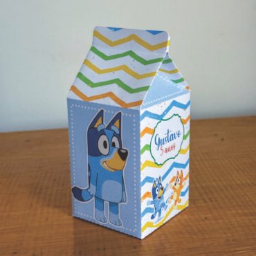 Caixa Milk Personalizada Bluey