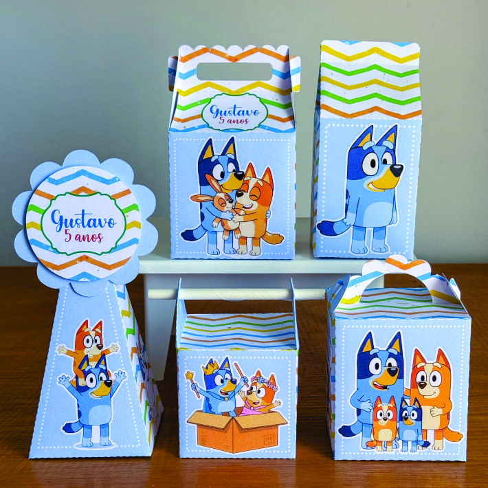 Caixas Personalizada Bluey