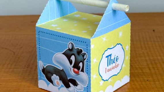 Caixa Canudo Baby Looney Tunes