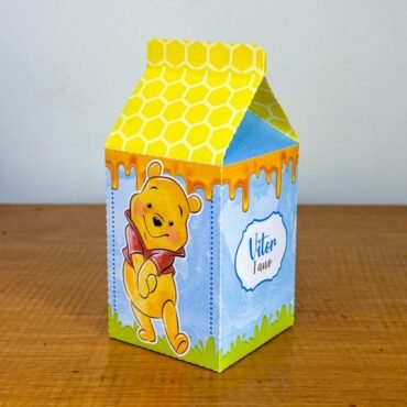 caixa milk Ursinho Pooh