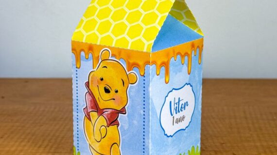 caixa milk Ursinho Pooh