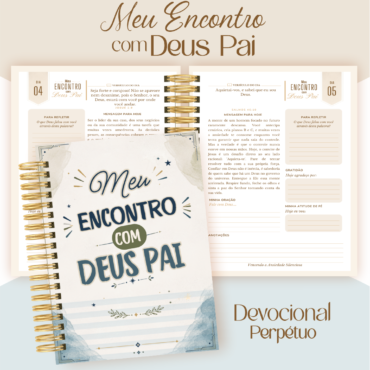Devocional Encontro com Deus - Lettering Versículos