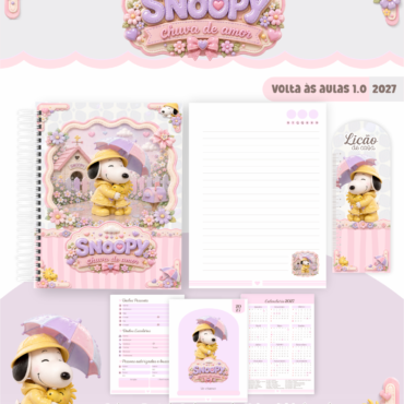 Caderno Pautado Personalizado A5 96 Folhas - Modelo 41