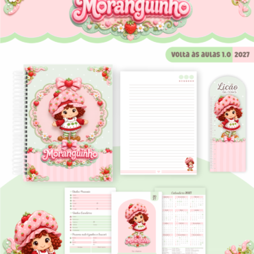 Caderno Pautado Personalizado A5 96 Folhas - Modelo 40
