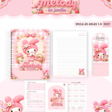 Caderno Pautado Personalizado A5 96 Folhas - Modelo 39