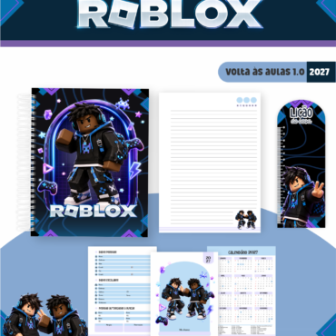 Caderno Pautado Personalizado A5 96 Folhas - Modelo 38
