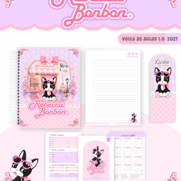 Caderno Pautado Personalizado A5 96 Folhas - Modelo 36