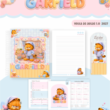 Caderno Pautado Personalizado A5 96 Folhas - Modelo 34