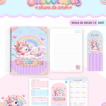Caderno Pautado Personalizado A5 96 Folhas - Modelo 33