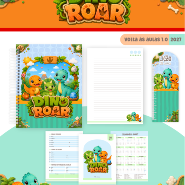 Caderno Pautado Personalizado A5 96 Folhas - Modelo 30