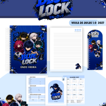 Caderno Pautado Personalizado A5 96 Folhas - Modelo 29