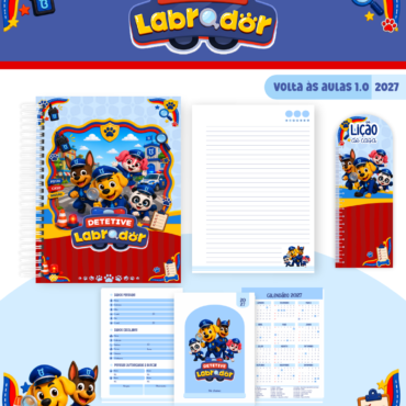 Caderno Pautado Personalizado A5 96 Folhas - Modelo 27