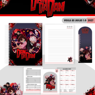 Caderno Pautado Personalizado A5 96 Folhas - Modelo 16