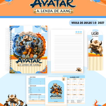 Caderno Pautado Personalizado A5 96 Folhas - Modelo 14