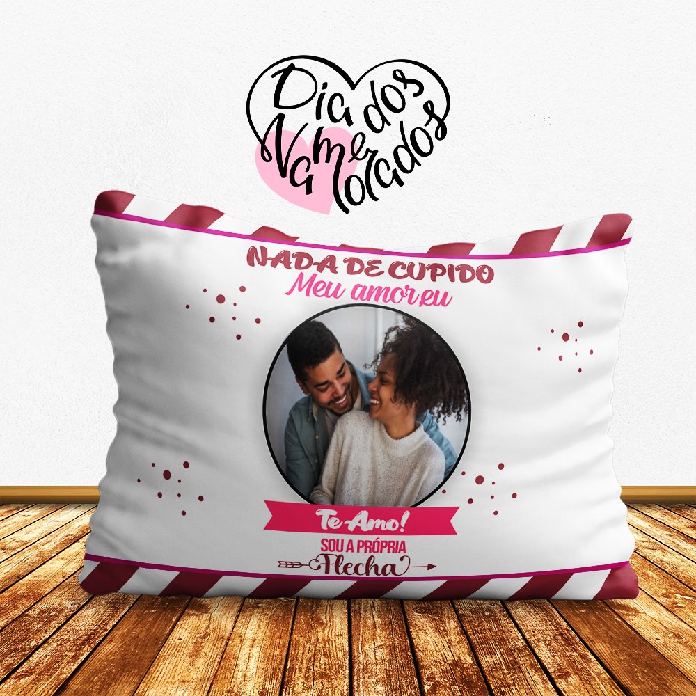 Almofada Personalizada - Estampa 5 enviar foto no whatsapp
