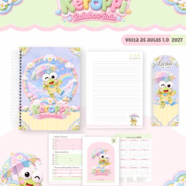 Caderno Pautado Personalizado A5 96 Folhas - Modelo 9