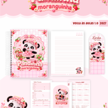 Caderno Pautado Personalizado A5 96 Folhas - Modelo 8