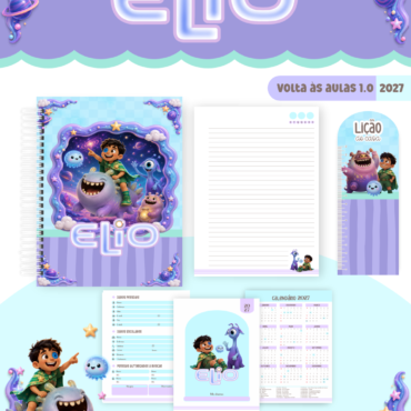 Caderno Pautado Personalizado A5 96 Folhas - Modelo 5